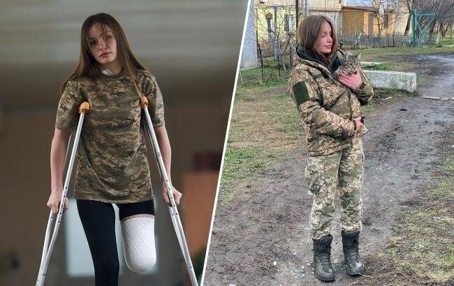 圖 左腿遭俄軍砲火炸斷！烏克蘭19歲正妹繼續