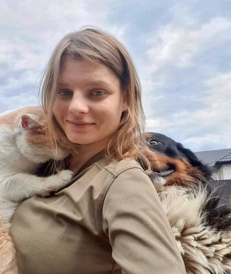乌克兰29岁女护士亚娜·雷赫利茨卡（Yana Rykhlitska）魂断巴赫姆特。（图撷取自Telegram）(photo:LTN)