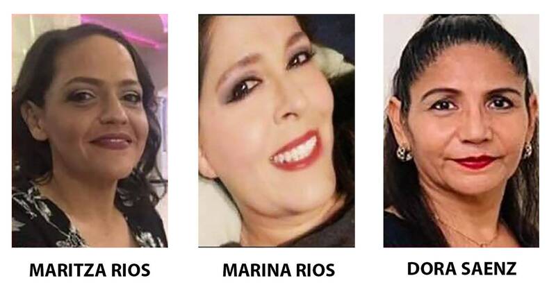 美国德州一对姊妹和友人在墨西哥失踪。从左至右为玛丽察、玛丽娜、朵拉。（美联社）(photo:LTN)