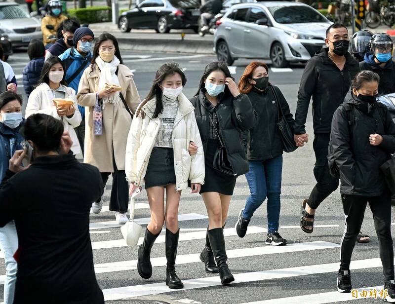 白天高溫北部及宜花回升不明顯，桃園以北及宜蘭高溫只有16、17度左右、感受偏冷。（資料照）