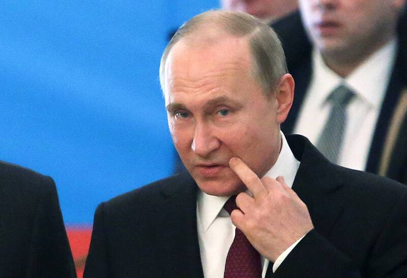 俄国总统普廷声称，乌克兰去年GDP狂降40%。（路透）(photo:LTN)