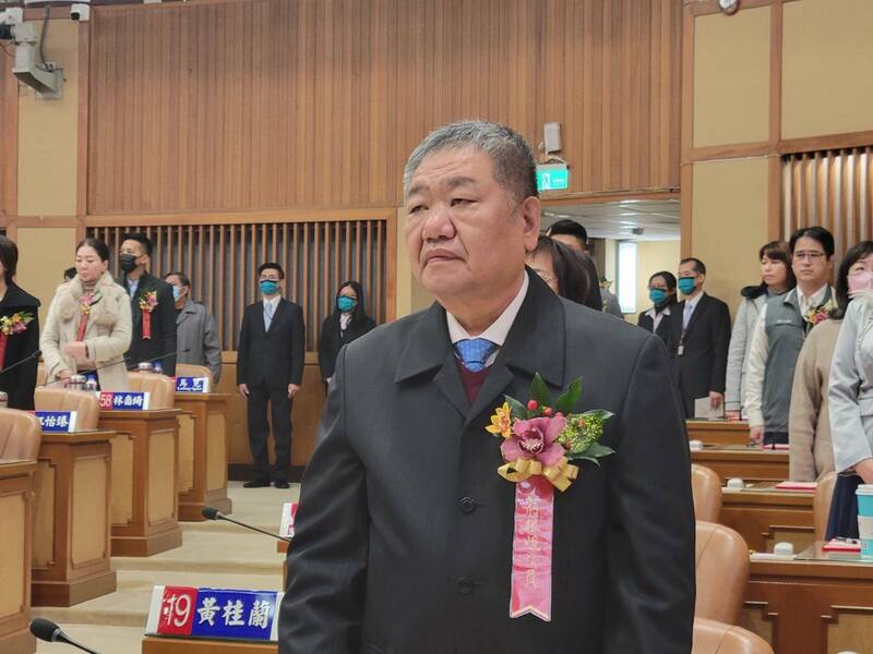 新北市議會議長蔣根煌對於傅崐萁列入國民黨中央選戰策略會報10人名單表示不接受。（資料照）