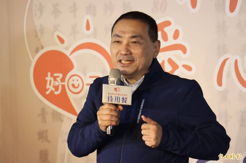 新北市長侯友宜今天面對外傳國民黨將於4月徵召他參選2024總統選舉,公開表明「為國為民、全力以赴,是我這一生不變的職志」。(記者翁聿煌攝) 新北市長侯友宜今天面對外傳國民黨將於4月徵召他參選2024總統選舉,公開表明「為國為民、全力以赴,是我這一生不變的職志」。(記者翁聿煌攝)