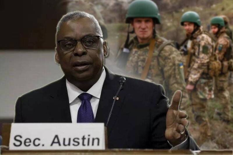 美国国国防部长奥斯汀（Lloyd Austin）28日出席参院军事委员会的听证会。（美联社、路透；本报合成）(photo:LTN)