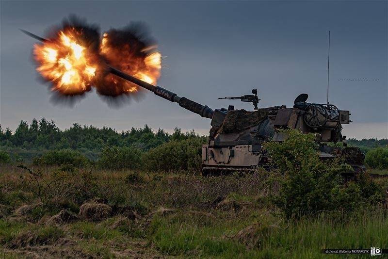 波兰自主研制的「蟹式」（Krab）155毫米自走砲。（图撷取自波兰国防部官网）(photo:LTN)