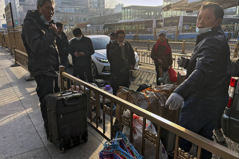 经济疲软与房地产危机，使中国农民工求职不易。（美联社）(photo:LTN)