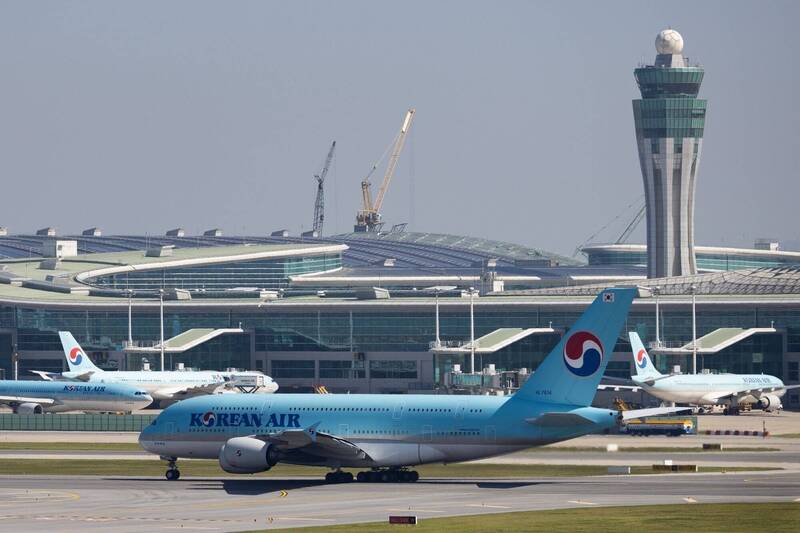 中客赴南韩旅游短租民宿 竟恶意用掉120公吨的水。仁川国际机场示意图。（彭博）(photo:LTN)