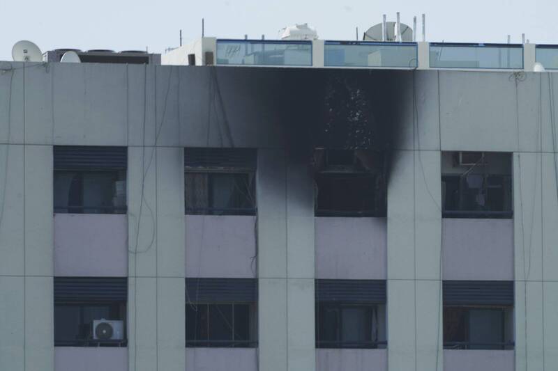 杜拜公寓发生大火，至少造成16人死亡、9人受伤。（美联社）(photo:LTN)