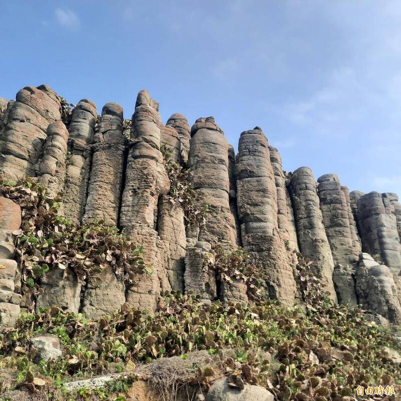 金色雙島柱狀玄武岩之美，有國際級美景。（記者劉禹慶攝）