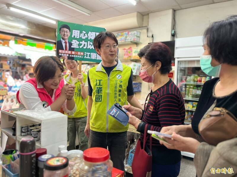 民進黨今日公布台中市第六選區民調結果，由市議員江肇國勝出。（資料照）