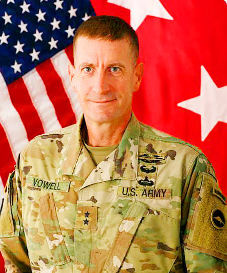 
US Army Japan Commanding General Joel Vowell poses for an undated photograph.
Photo: screen grab from the US-Asia Pacific Media Hub’s Twitter account