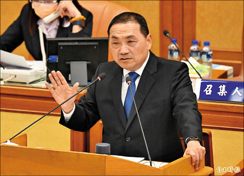 侯友宜表態︰國家需要 願意承擔更多的事 - 政治 - 自由時報電子報