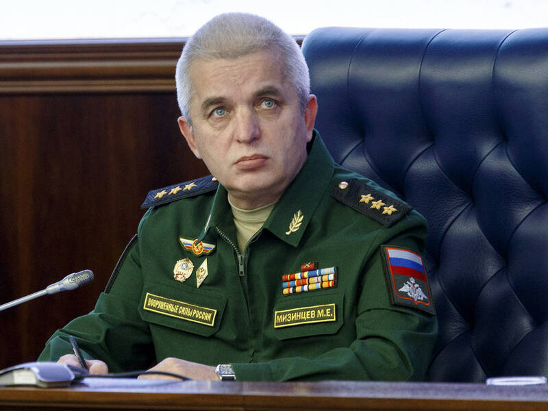 被欧盟形容为「马立波屠夫」的俄国副国防部长米兹殷塞夫，无预警丢掉乌纱帽。（美联社档案照）(photo:LTN)