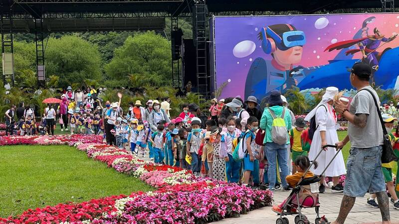 宜蘭綠色博覽會5/6寵物日，主人帶寵物免費入園。（綠博提供）