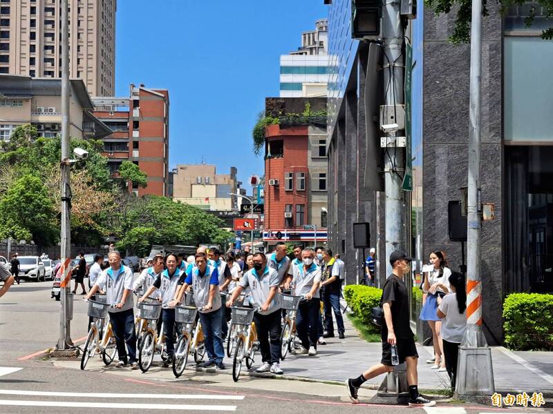 新竹市YouBike將突破100站。（記者洪美秀攝）