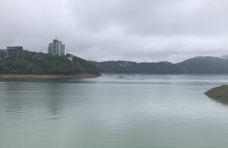 此波梅雨鋒面為中部水庫帶來降雨，其中日月潭水庫兩天降下96.5毫米最多，預估可為水庫帶來420萬噸的蓄水。（中區水資源局提供）