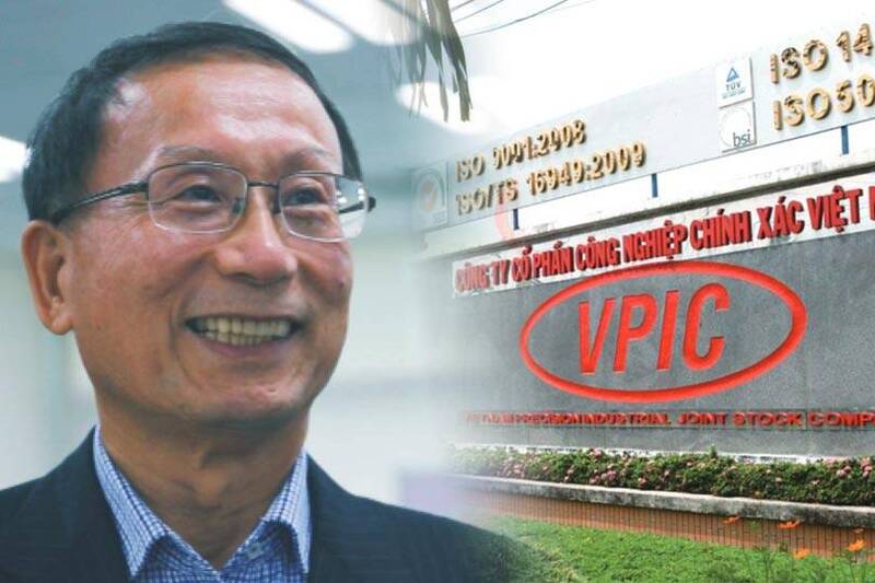 越南精密工業公司董事長李育奇。（翻攝網路；本報合成）