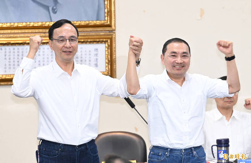 國民黨17日確定徵召新北市長侯友宜出線參選總統。（資料照）