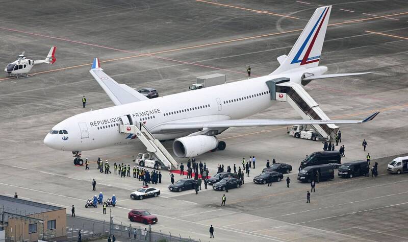 澤倫斯基搭乘法國軍方專機前往沙烏地阿拉伯與日本參訪，巴黎當局認為此舉是一次關鍵外交成就。（路透）