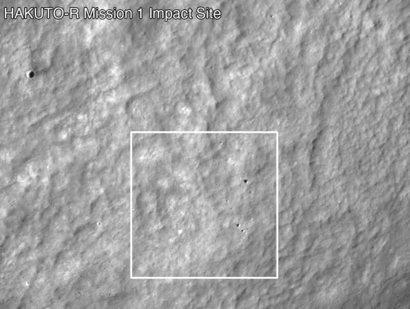 美國國家航太總署（NASA）最新月球照疑似發現「白兔-R」殘骸。（圖擷自NASA）