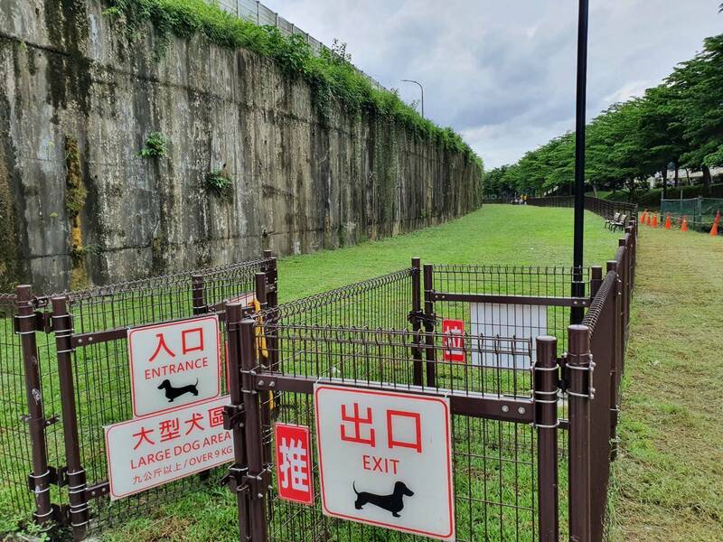 戴湘儀表示，新北市平均約八千隻寵物犬共享一座寵物公園，希望市府增設。（新北市動保處提供）