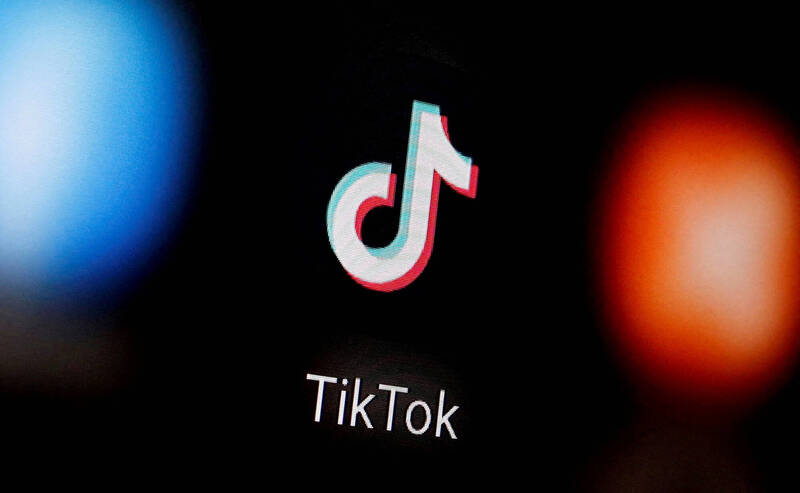 TikTok应用程式标志。（路透档案照）(photo:LTN)