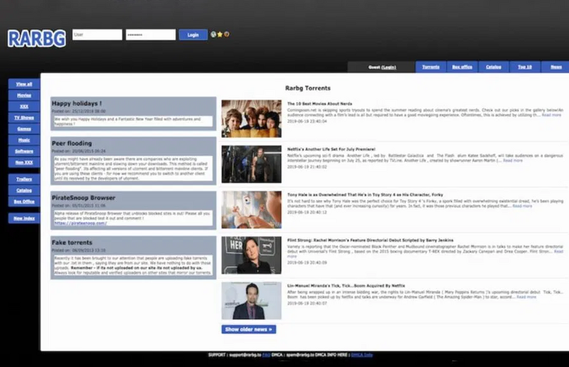 號稱全球最大的盜版網站「RARBG」突然宣布關站,讓中國網友大崩潰。(圖翻攝自微博) 號稱全球最大的盜版網站「RARBG」突然宣布關站,讓中國網友大崩潰。(圖翻攝自微博)