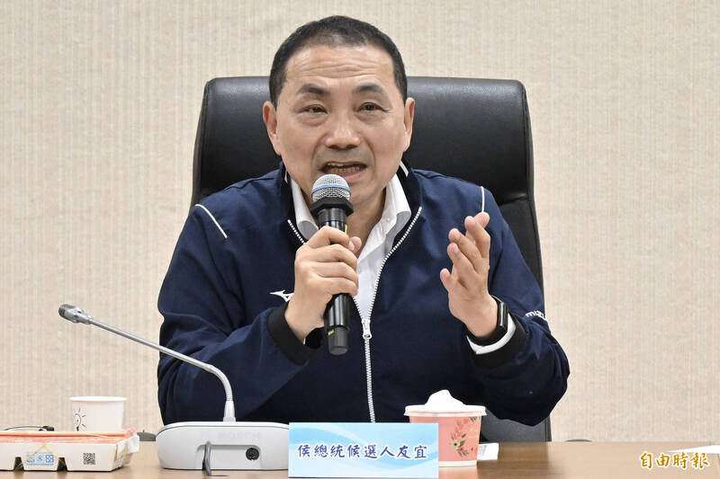 新北市長侯友宜被綠營議員反擊，新北市府衛生局林姓員工輕生案，被監察院糾正，但侯友宜從未道歉。（資料照）