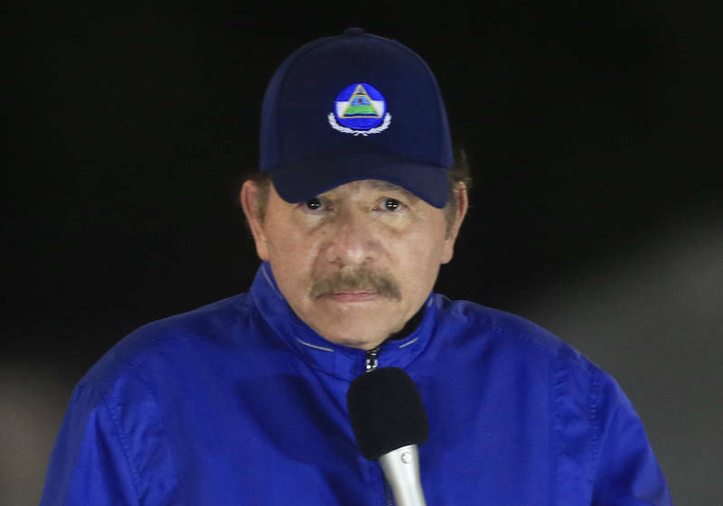 尼加拉瓜独裁总统奥蒂嘉（Daniel Ortega）。（美联社资料照）(photo:LTN)