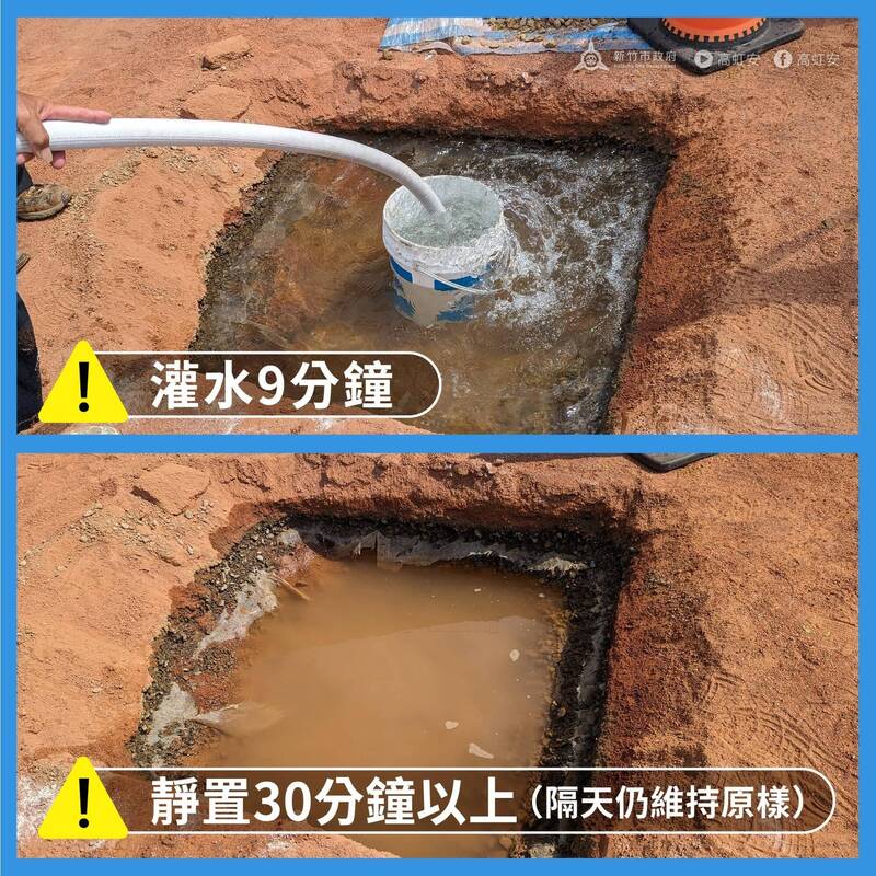 圖 美場務專家勘驗新竹棒球場 排水與土壤都有問題
