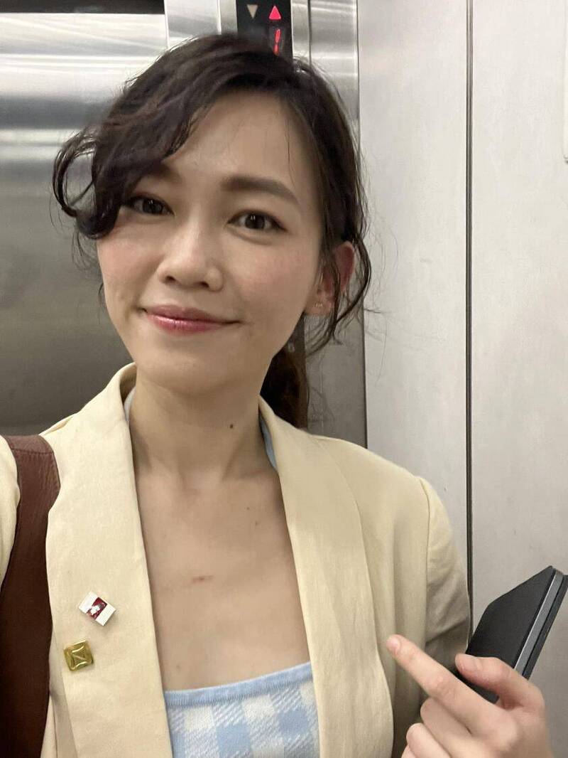 台灣基進台北市黨部主委吳欣岱。(圖擷自臉書) 台灣基進台北市黨部主委吳欣岱。(圖擷自臉書)