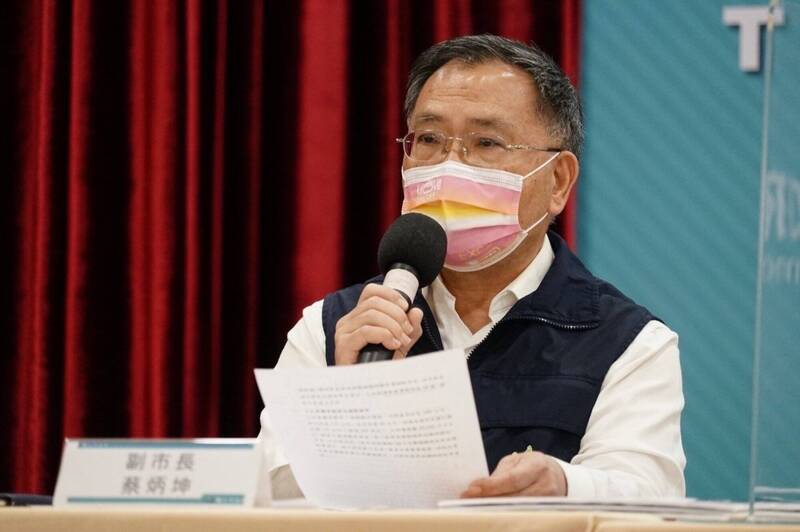 台北市前副市長蔡炳坤。（資料照，北市府提供）