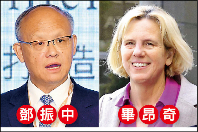 行政院政務委員鄧振中今將與美國副貿易代表畢昂奇視訊會談，討論台美廿一世紀貿易倡議第二階段談判事宜。（資料照、中央社）