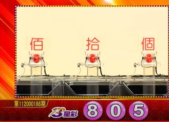 3星彩開獎號碼。（圖擷取自東森財經新聞57彩券王）