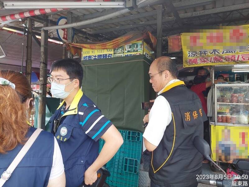 忠貞市場阿箴越南法國麵包食物中毒案破500人，市府啟動跨局處桃園市集美食輔導專案。（資料照，桃市府衛生局提供）