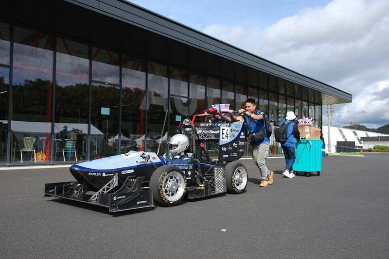 清大賽車工廠今夏再度遠赴歐洲，參加學生方程式賽車捷克賽 與德國賽，與全球頂級車隊同場較勁。（清大提供）