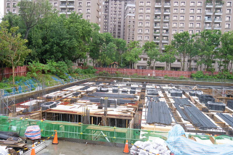 樹林長壽公園地下停車場地下結構體將完成。（交通局提供）