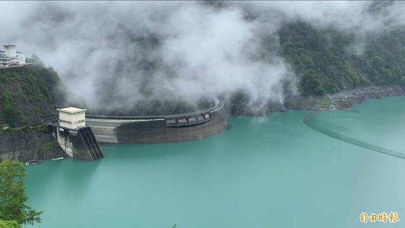 海葵颱風為德基水庫進帳逾2千萬噸水量。（資料照，記者歐素美攝）