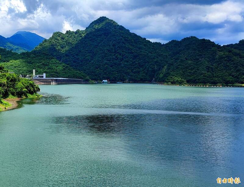 雖然上游降雨未如預期，曾文水庫仍有明顯的進水效益。（記者吳俊鋒攝）