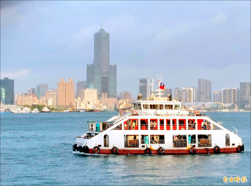 愛河、旗津及西子灣遊憩區是國旅景點第五名。(記者侯承旭攝) 愛河、旗津及西子灣遊憩區是國旅景點第五名。(記者侯承旭攝)