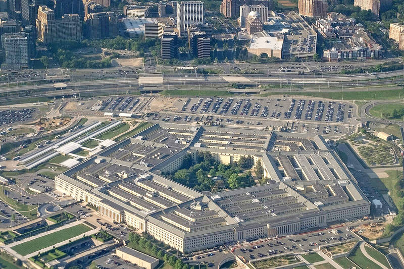 The Pentagon building in Arlington, Virginia, is pictured on April 21.
Photo: Bloomberg