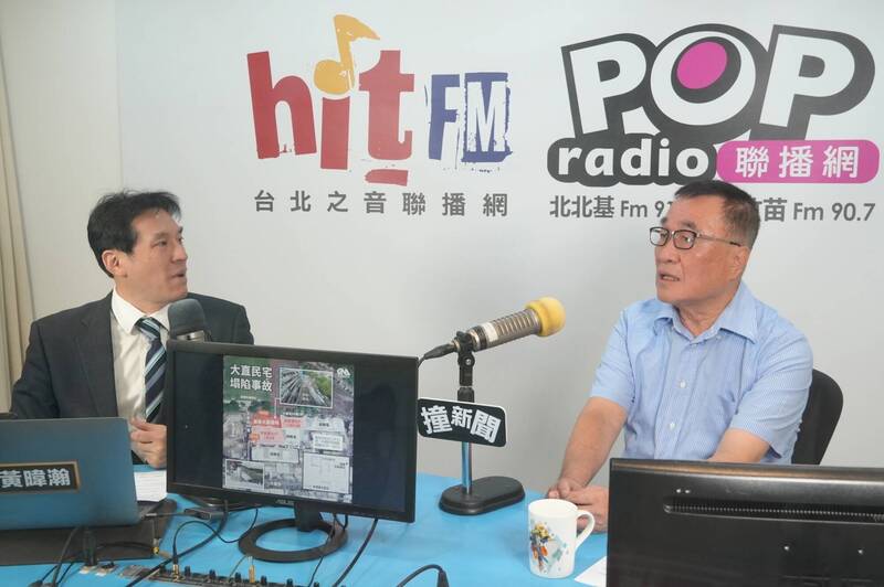 李四川今接受《POP撞新聞》主持人黃暐瀚專訪。（《POP撞新聞》提供）