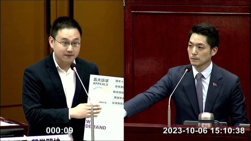 台北市議員趙怡翔痛批，台北市交通數據慘不忍睹，難道蔣萬安想見到行人地獄18層，才願意正視問題？ （翻攝台北市議員趙怡翔臉書）