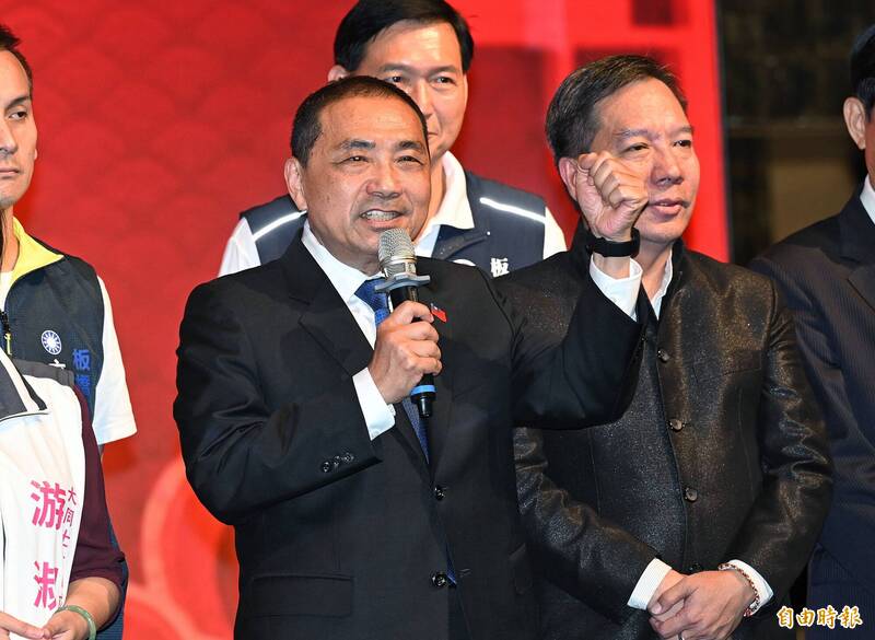 新北市長侯友宜席北北基市教育團體暨台商協會國慶感恩餐會。(記者張嘉明攝) 新北市長侯友宜席北北基市教育團體暨台商協會國慶感恩餐會。(記者張嘉明攝)