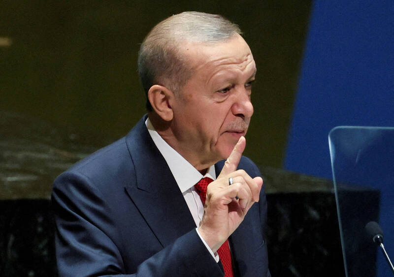 土耳其總統艾多根表示，以色列轟炸封鎖加薩的行徑並不能稱為戰爭，而是屠殺。（路透）