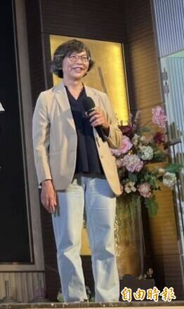 蔡壁如坦言引用鹿鼎記投書媒體內容出現筆誤。(記者張軒哲攝) 蔡壁如坦言引用鹿鼎記投書媒體內容出現筆誤。(記者張軒哲攝)