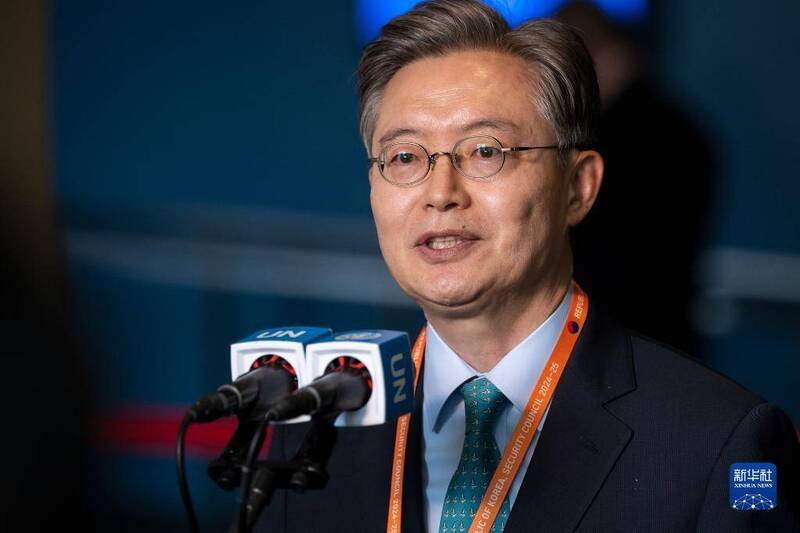 南韩驻联合国大使黄浚局18日表示，中国强制遣返脱北者是「涉及人权的重大事件」。（图片撷自X）(photo:LTN)