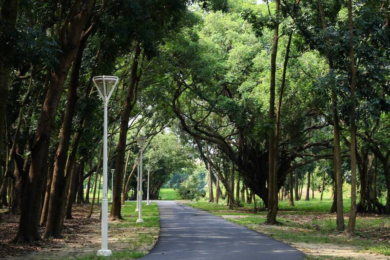 陳其邁凌晨發文推這處城市秘境。（記者王榮祥翻攝）