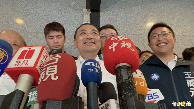 被韓國瑜說「漢子」變「汗子」 侯友宜:確實 - 政治 - 自由時報電子報