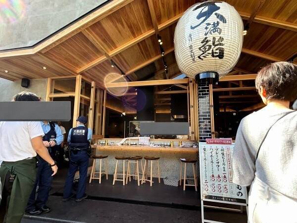 日本大阪壽司店爆炸，造成12人受傷。（圖擷自@Gt8VUlzRG7buafO「X」平台）